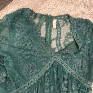 Forest Green Maternity Maxi Dress